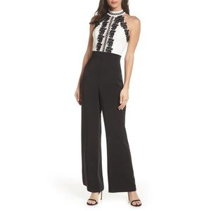 Harlan Lace Bodice Jumpsuit Small